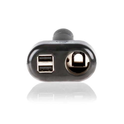 Wtyczka samochodowa 2USB + 1 12V Alca