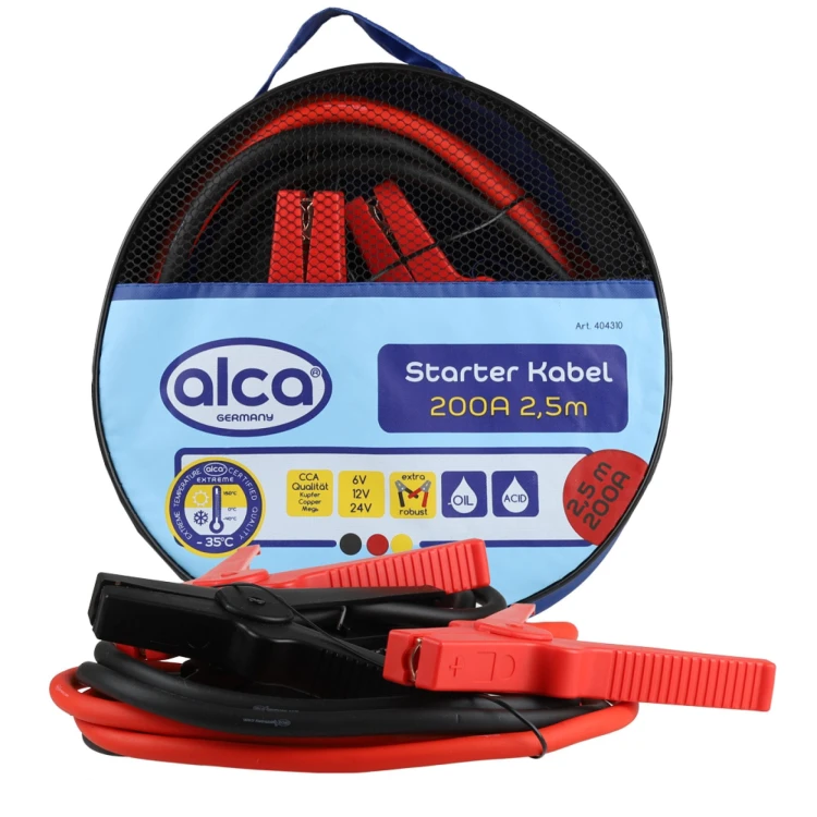 Kabel rozruchowy 200 A 2,5 m CCA Alca