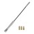 Antena samochodowa Antena drążek antenowy "Marten – Stopp" srebrny metalowy 27cm Alca
