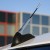 Antena samochodowa Antena drążek antenowy "Marten – Stopp" srebrny metalowy 27cm Alca