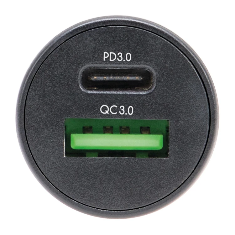 Ładowarka USB USB A Typ C 3.0 czarna Alca