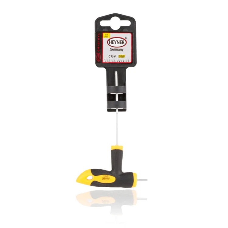 Wkrętak dwustronny z uchwytem L 2,0 x 75 mm PRO Heyner