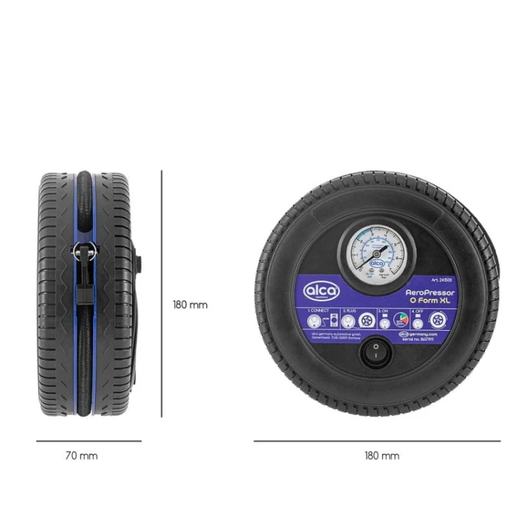 Kompresor samochodowy 12V Kompresor O – Form 12V XL AeroPressor Alca