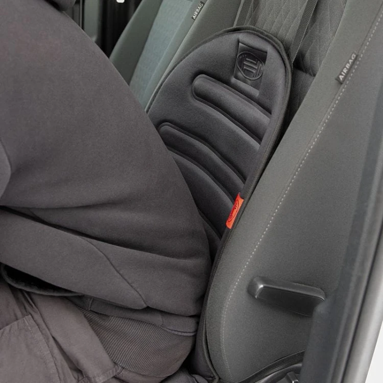 Dywaniki samochodowe Podgrzewana mata na fotel samochodowy 12V czarny Warm Comfort SAFE Heyner