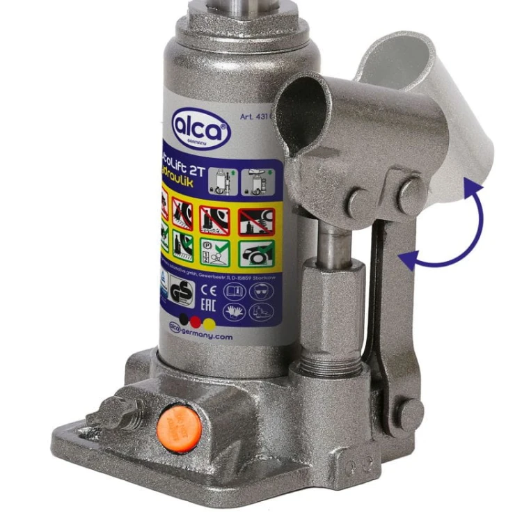 Podnośnik hydrauliczny 2t w walizce Alca