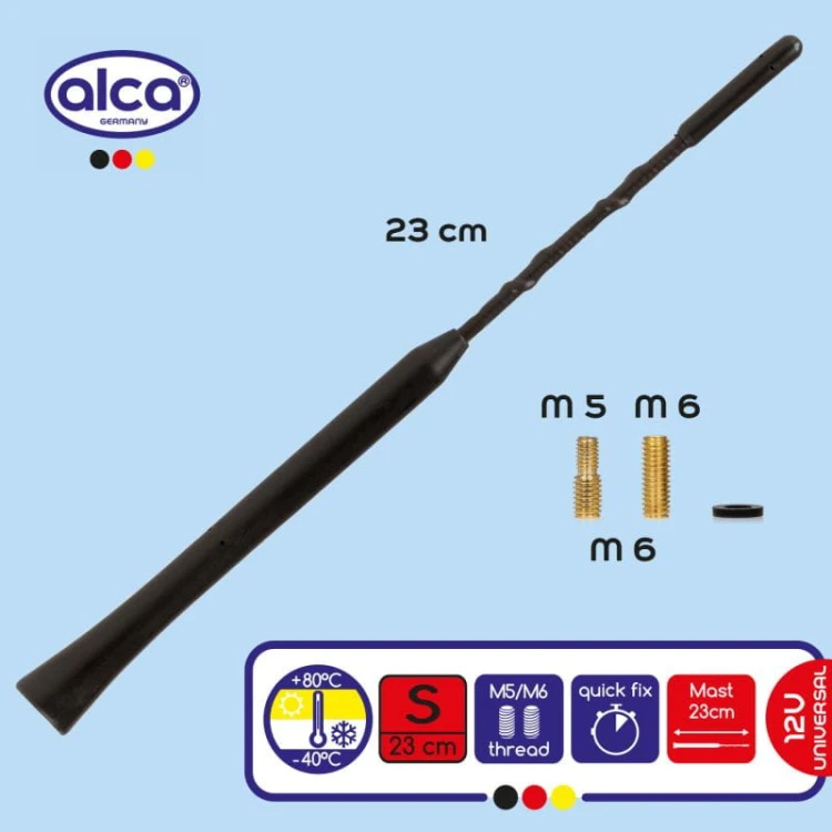Uniwersalny pręt antenowy S 23cm Alca