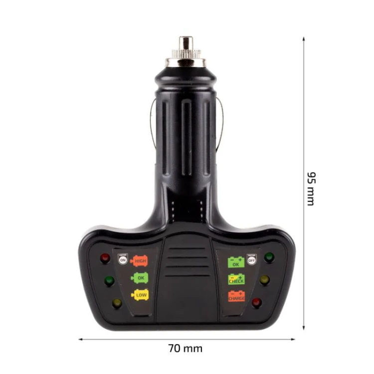 Tester Akumulatora ALTERNATORA LED 12V Heyner