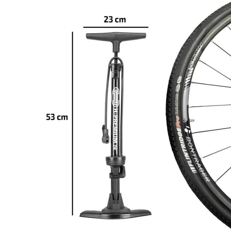 Pompka do opon Pompka ręczna z manometrem AeroStar PRO Heyner