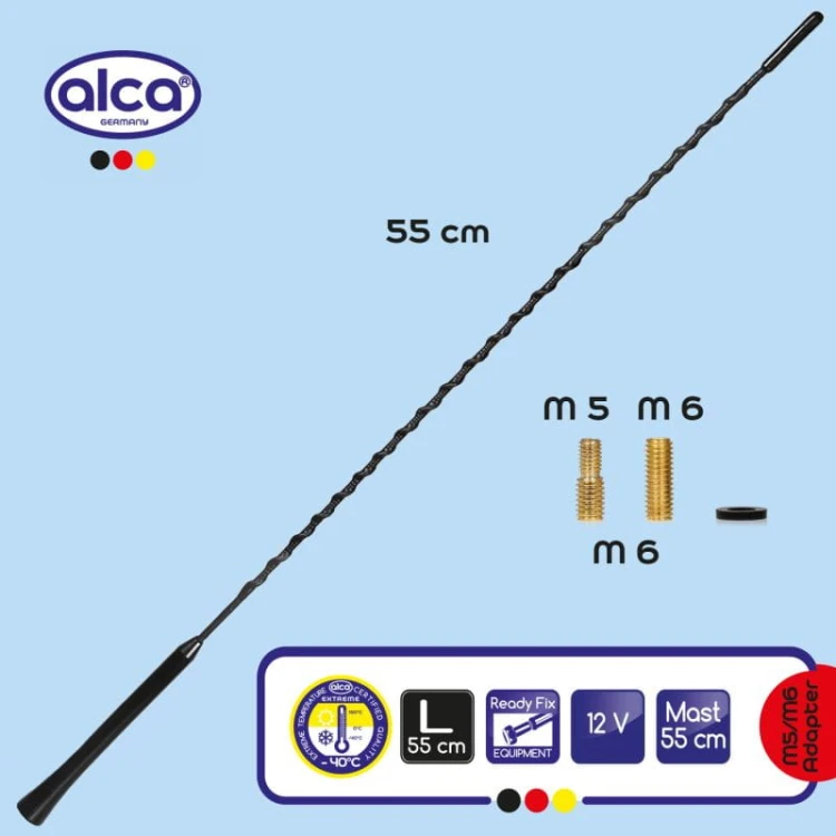 Uniwersalny wymienny pręt antenowy L 55cm Alca