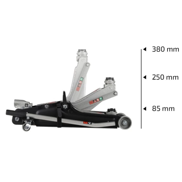 Hydrauliczny podnośnik manewrowy 2,25T UltraLowLift PRO Heyner