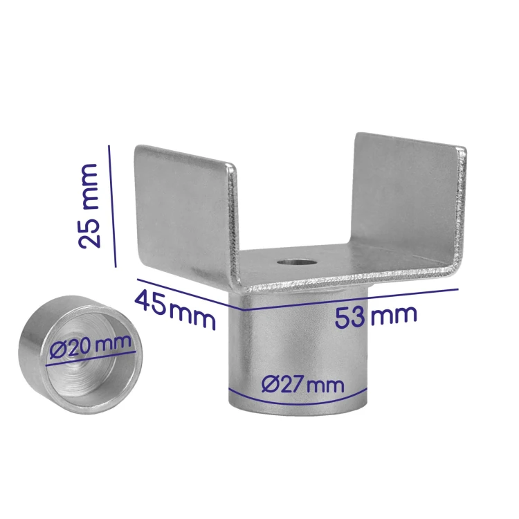 Adapter – U do podnośników kolumnowych Caravan Alca
