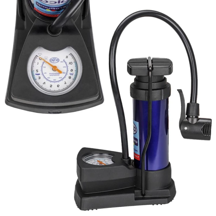 Pompka do opon Mini pompka stojąca z manometrem AERO PUMP 11bar Alca