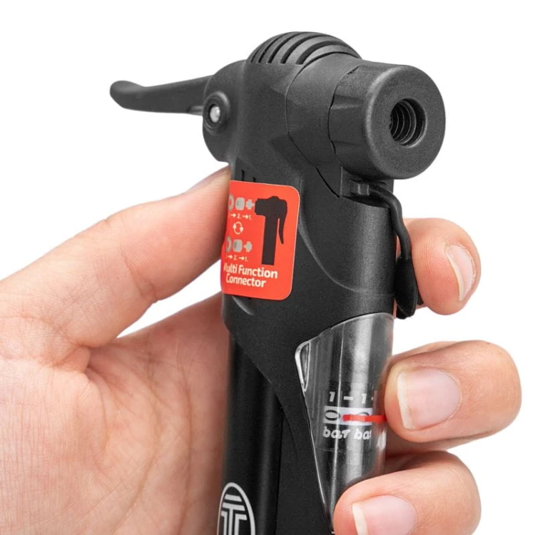 Pompka do opon Mini pompka ręczna do rowerów z manometrem AeroStarCompact PRO Heyner