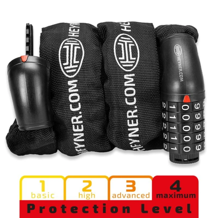 Zabezpieczenie zapięcie rowerowe na szyfr BICYCLE LOCK L 110cm Heyner