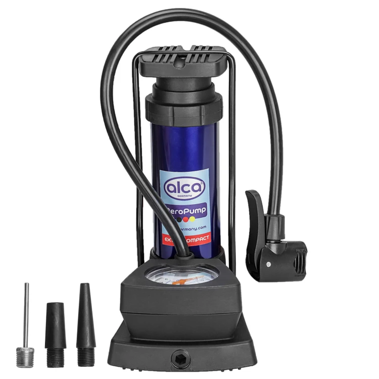 Pompka do opon Mini pompka stojąca z manometrem AERO PUMP 11bar Alca