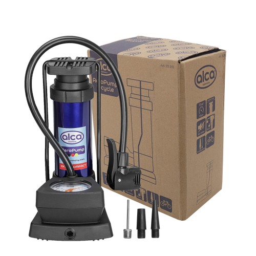 Pompka do opon Mini pompka stojąca z manometrem AERO PUMP 11bar Alca