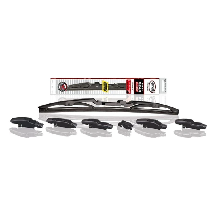 Wycieraczki tylne TYŁ 250 mm 10" TYŁ Classic + 6 adapterów Heyner – tylna