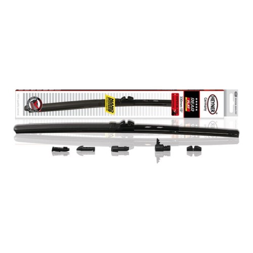 Wycieraczki tylne TYŁ 330 mm 13" TYŁ FLAT + 6 adapterów Heyner – tylna