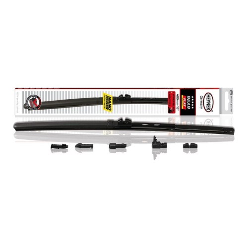 Wycieraczki tylne TYŁ 400 mm 16" TYŁ FLAT + 6 adapterów Heyner – tylna
