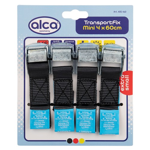 Pasy mocujące z klamrą pasy bagażowe TransportFix 4 x 60cm Alca