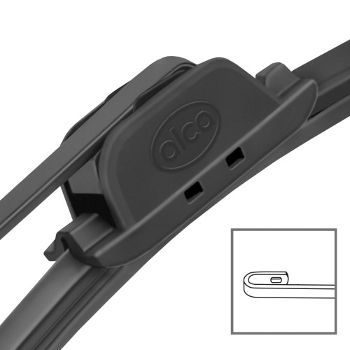 Wycieraczki płaskie 28''/700 mm U – FLAT Alca