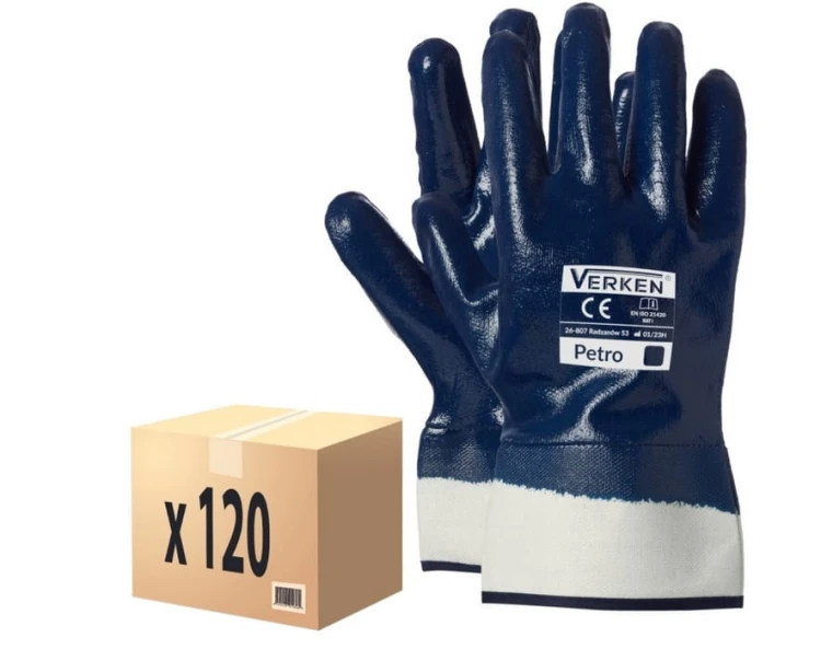 Rękawice Verken PETRO rozmiar 10-XL 120 par