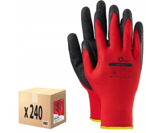Rękawice Ochronne Verken RedLatex rozmiar 8-M 240 par