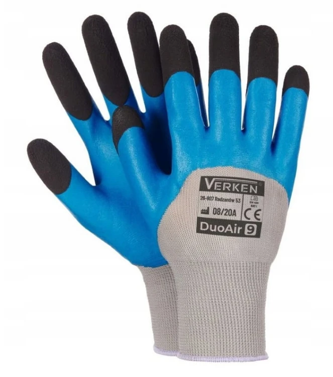 Rękawice Ochronne Verken DuoAir rozmiar 7-S 1 para
