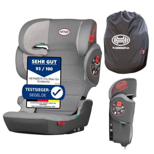 Fotelik Samochodowy i-Fix Maxi Go Składany z Torbą 15-36kg Koala Grey Heyner