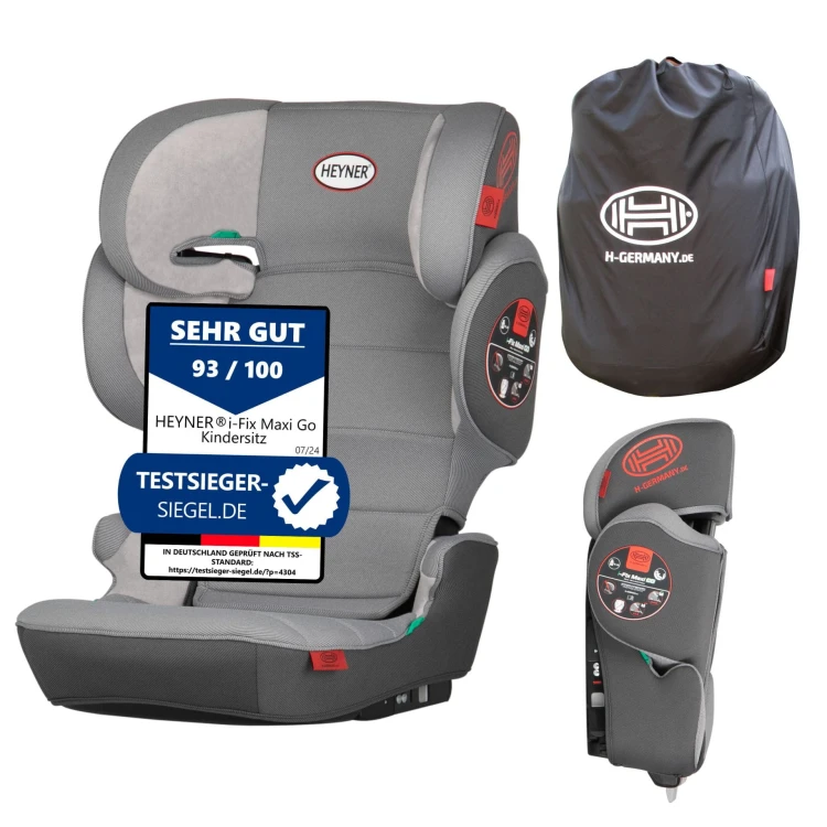 Fotelik Samochodowy i-Fix Maxi Go Składany z Torbą 15-36kg Koala Grey Heyner