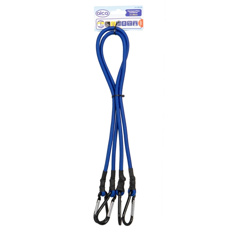 Linki z karabińczykiem TransportFlex 2szt. Blue 80 cm Alca