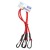 Linki z karabińczykiem TransportFlex 2szt. Red 60 cm Alca