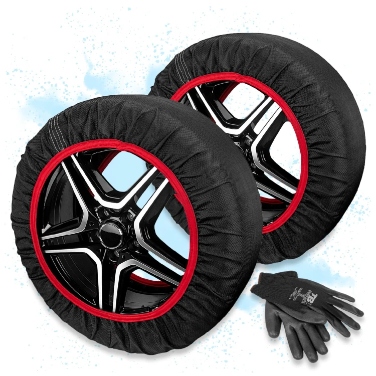 Tekstylne łańcuchy śnieżne premium, 2 szt. XL SNOW GRIP PRO Heyner