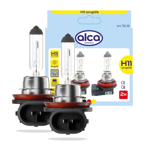 Żarówka halogenowa H11 12V 55W 2 szt. Longlife Alca