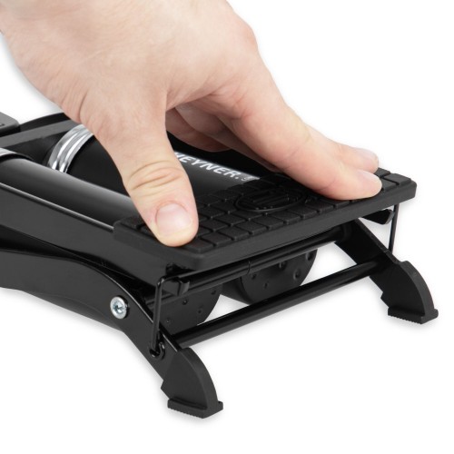2-cylindrowa pompka nożna z cyfrowym manometrem Pedal Max Digital PRO Heyner