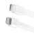 Kabel ładujący USB typu C Lightning biały 1m Alca