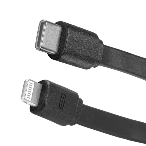 Kabel ładujący USB typu C Lightning black 1m Alca