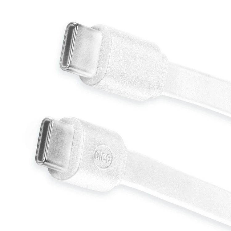 Kabel ładujący USB typu C typu C biały 1m Alca