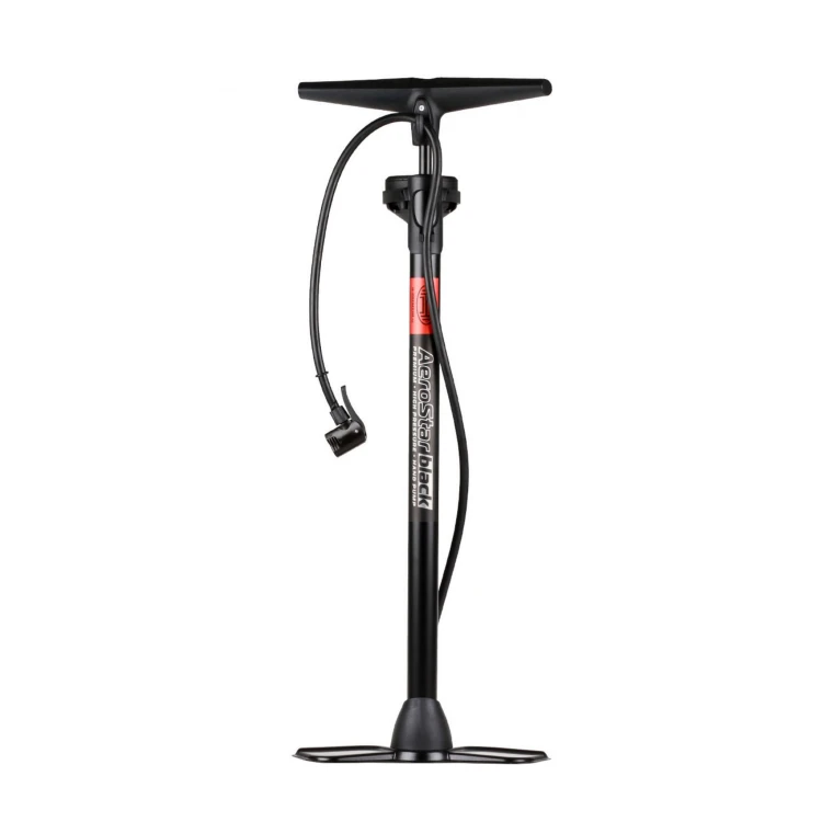 Pompka do opon Pompka ręczna z manometrem AeroStar PRO Black Edition Heyner