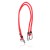 Linki bagażu z haczykami Transport Flex Red 2x60 cm Alca