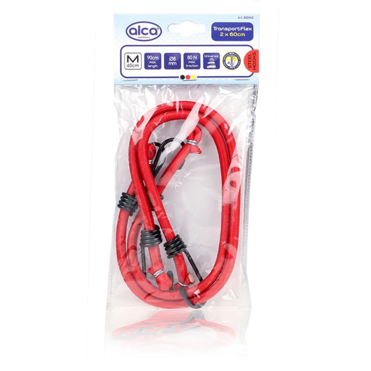 Linki bagażu z haczykami Transport Flex Red 2x60 cm Alca