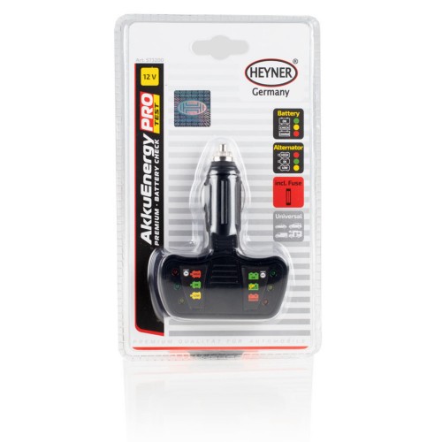 Tester Akumulatora ALTERNATORA LED 12V Heyner