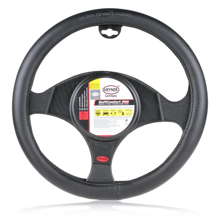 Pokrowiec Nakładka na kierownicę Black Soft Comfort PRO Heyner