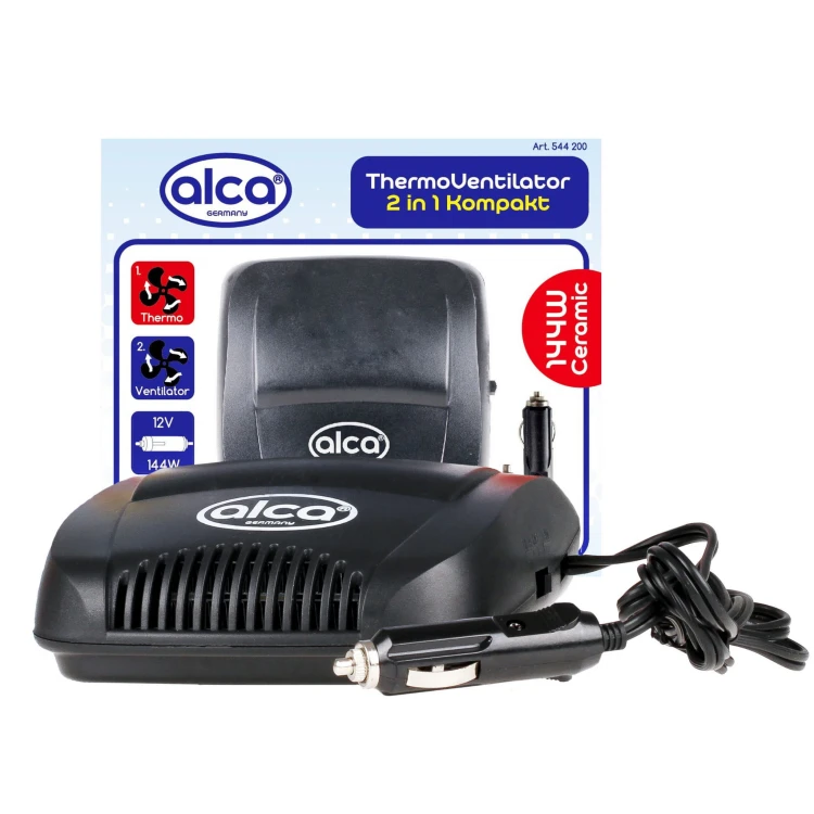 Kompaktowy termowentylator 2w1 12V Thermo Fan Alca