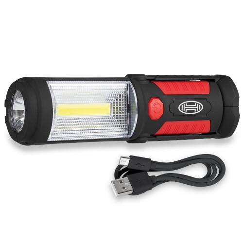 Latarka Lampka robocza COB LED z akumulatorem Heyner