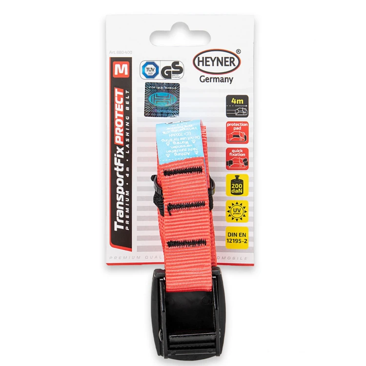 Pas z napinaczem 25 mm x 4,0m TransportFix Protect Heyner