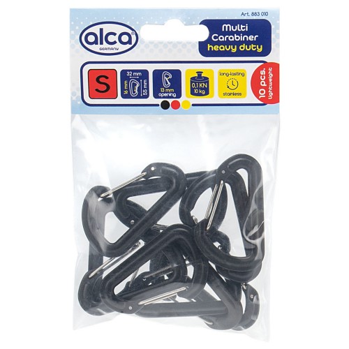 Karabińczyki – 10 szt. Multi Carabiner S Alca