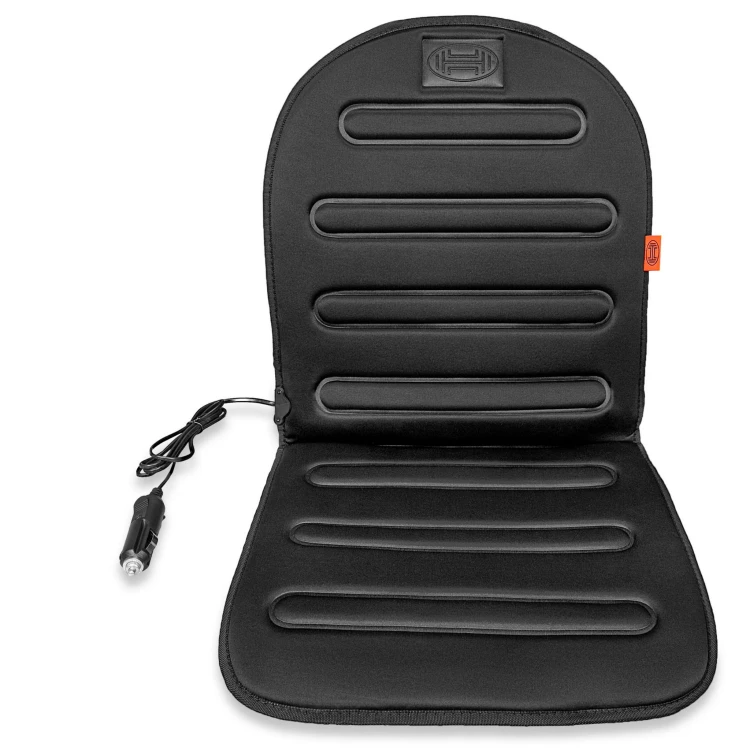 Dywaniki samochodowe Podgrzewana mata na fotel samochodowy 12V czarny Warm Comfort SAFE Heyner
