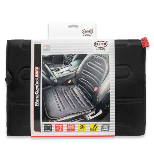 Dywaniki samochodowe Podgrzewana mata na fotel samochodowy 12V czarny Warm Comfort SAFE Heyner