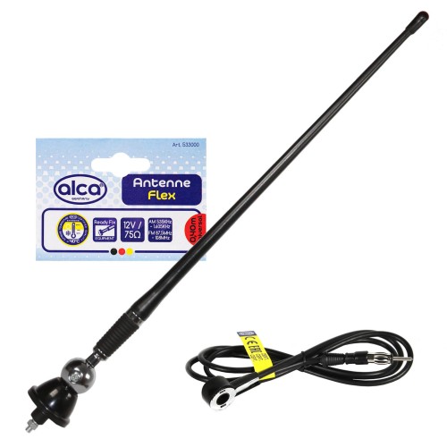 Antena samochodowa Uniwersalna antena elastyczna Flex 12V Alca